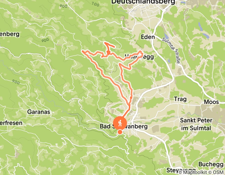Karte der Tour