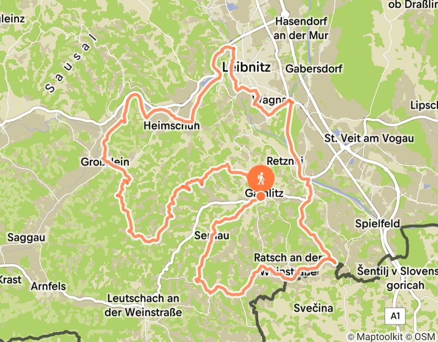 Karte der Tour