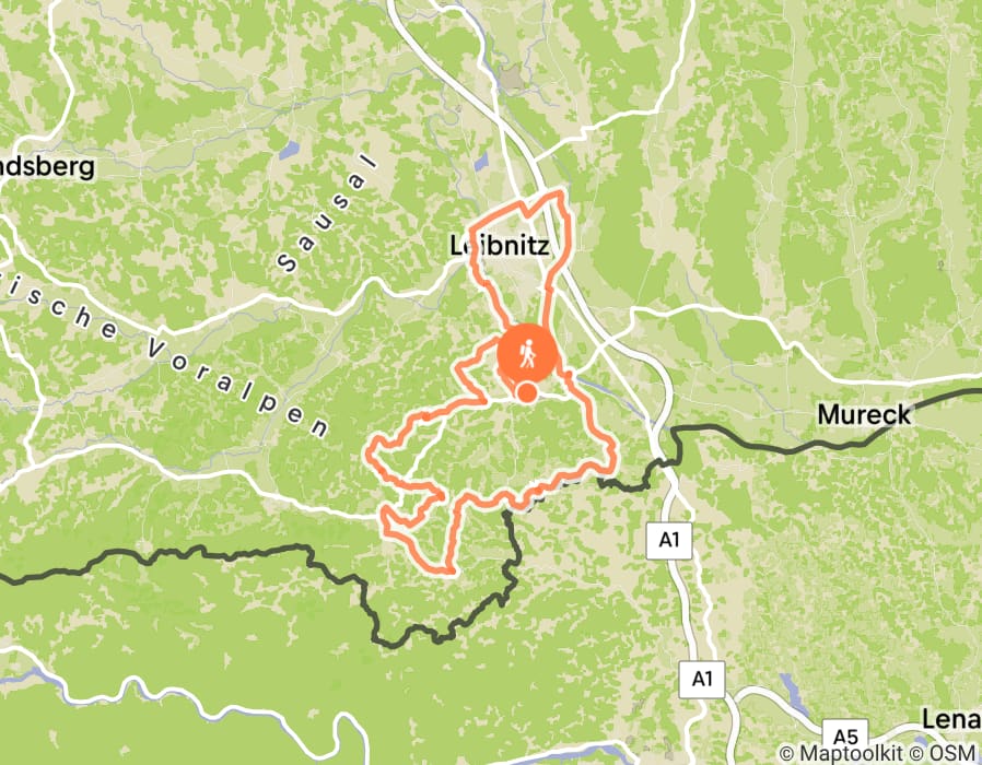 Karte der Tour