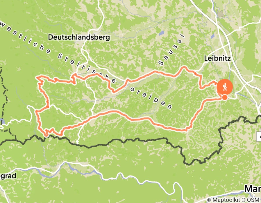 Karte der Tour