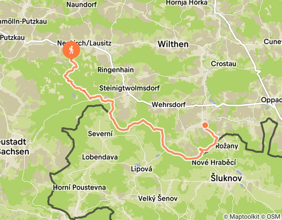 Karte der Tour