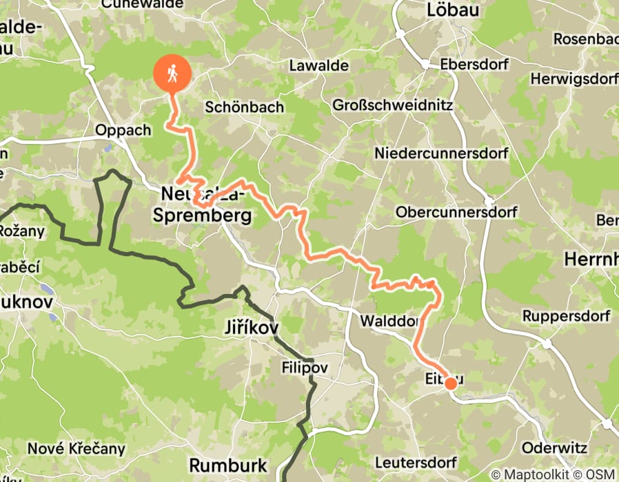Karte der Tour