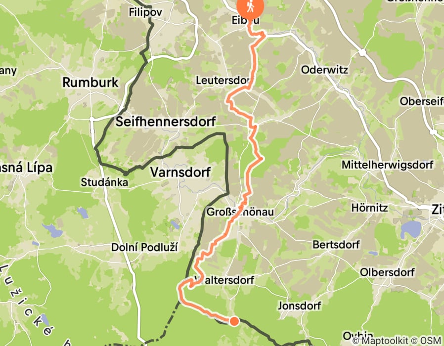 Karte der Tour