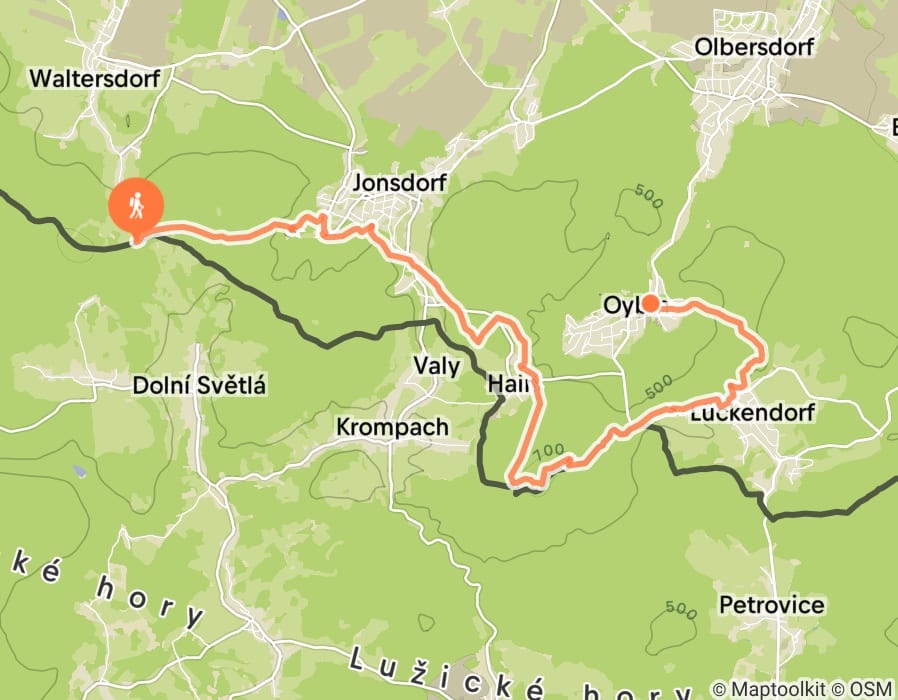 Karte der Tour