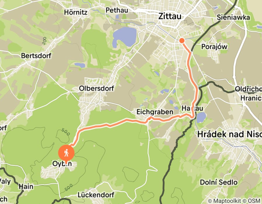 Karte der Tour