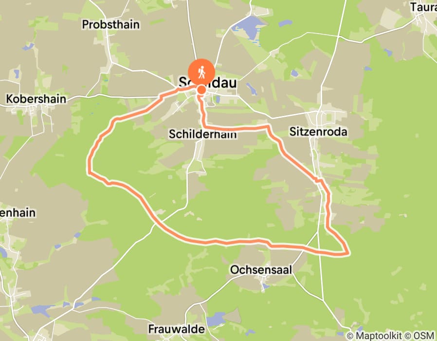 Karte der Tour