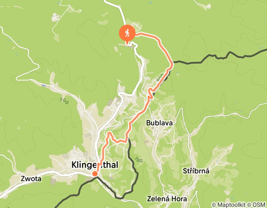 Karte der Tour