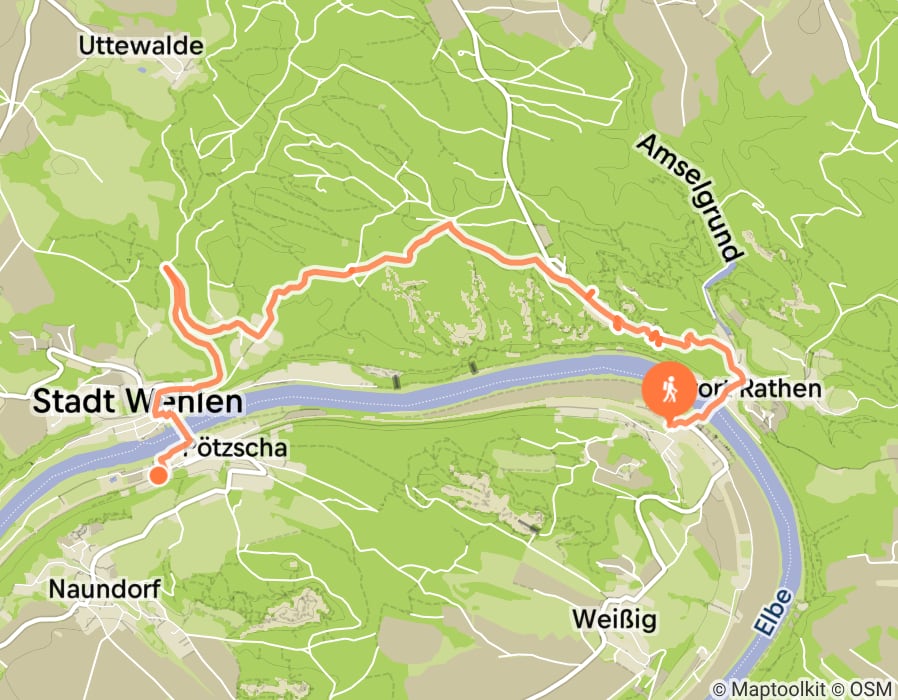 Karte der Tour