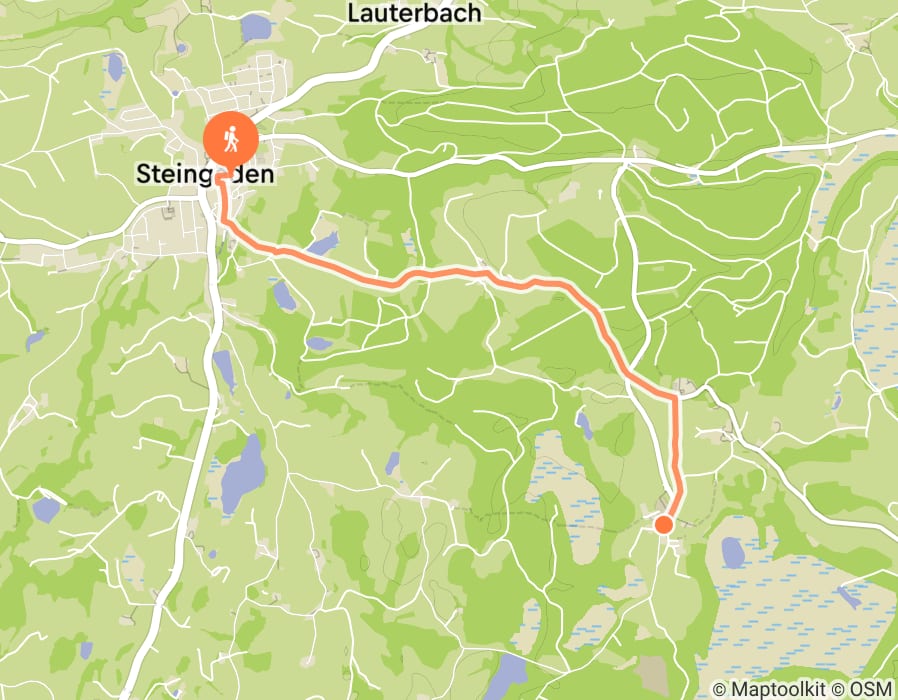 Karte der Tour