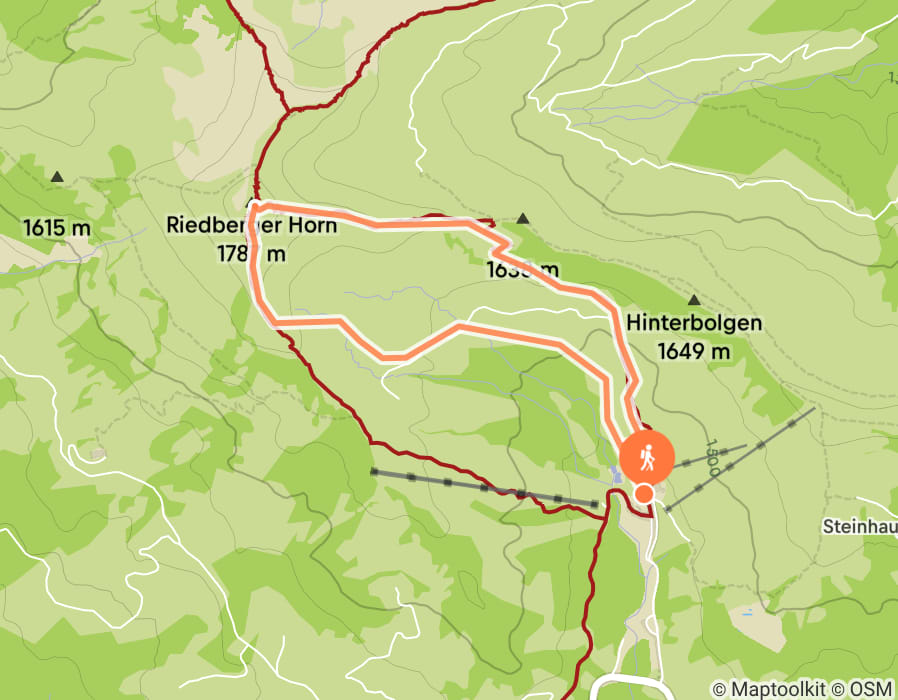 Karte der Tour
