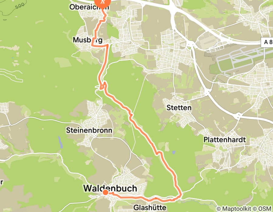 Karte der Tour