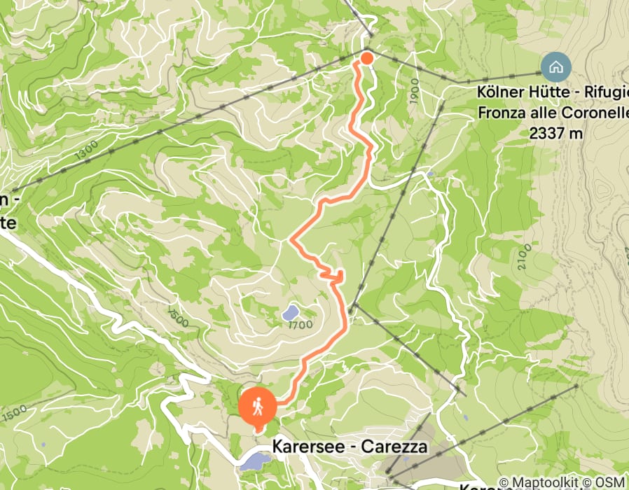Karte der Tour