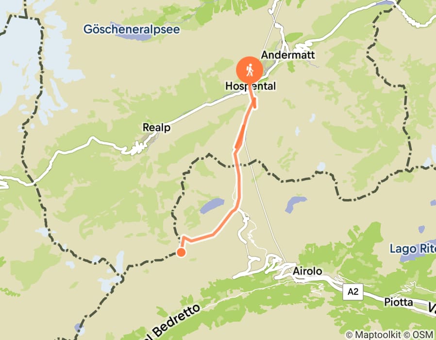 Karte der Tour