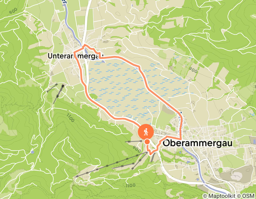 Karte der Tour