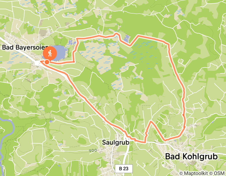 Karte der Tour