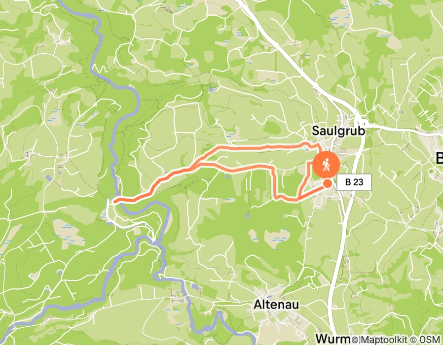 Karte der Tour
