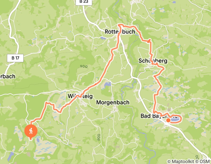 Karte der Tour