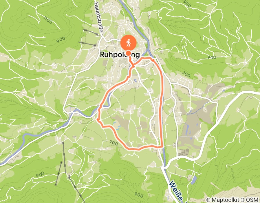 Karte der Tour