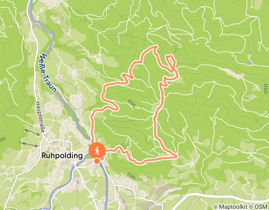 Karte der Tour