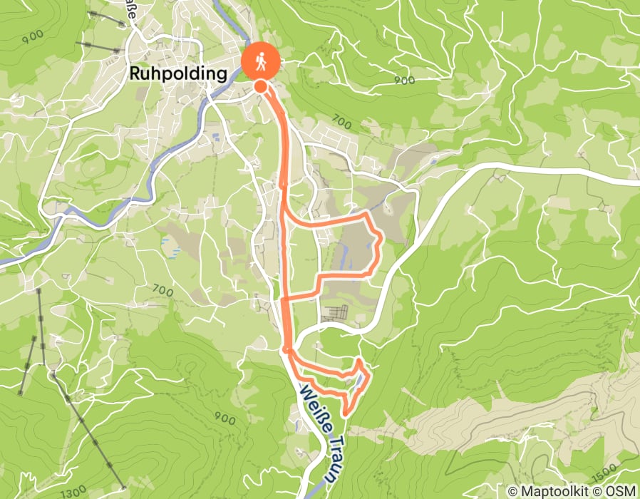 Karte der Tour