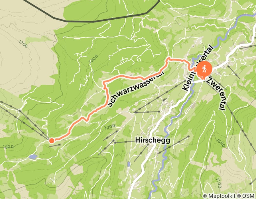 Karte der Tour
