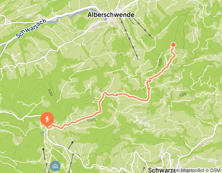 Karte der Tour