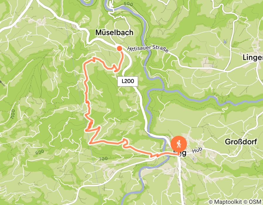 Karte der Tour