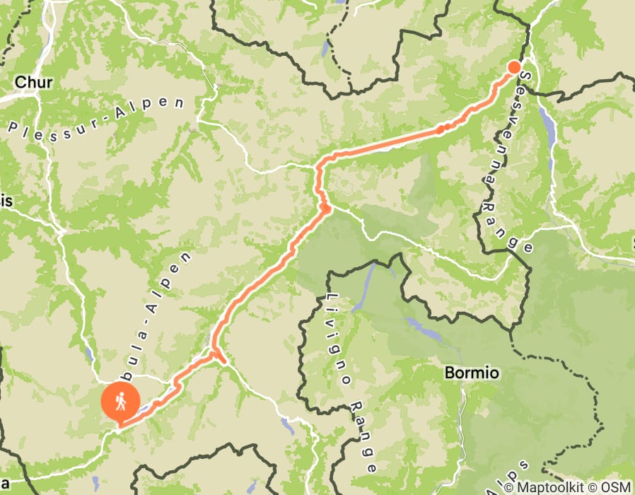 Karte der Tour
