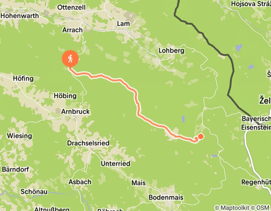 Karte der Tour