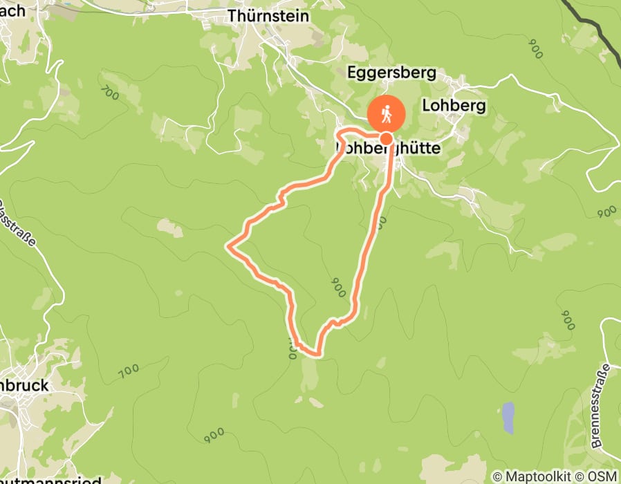 Karte der Tour
