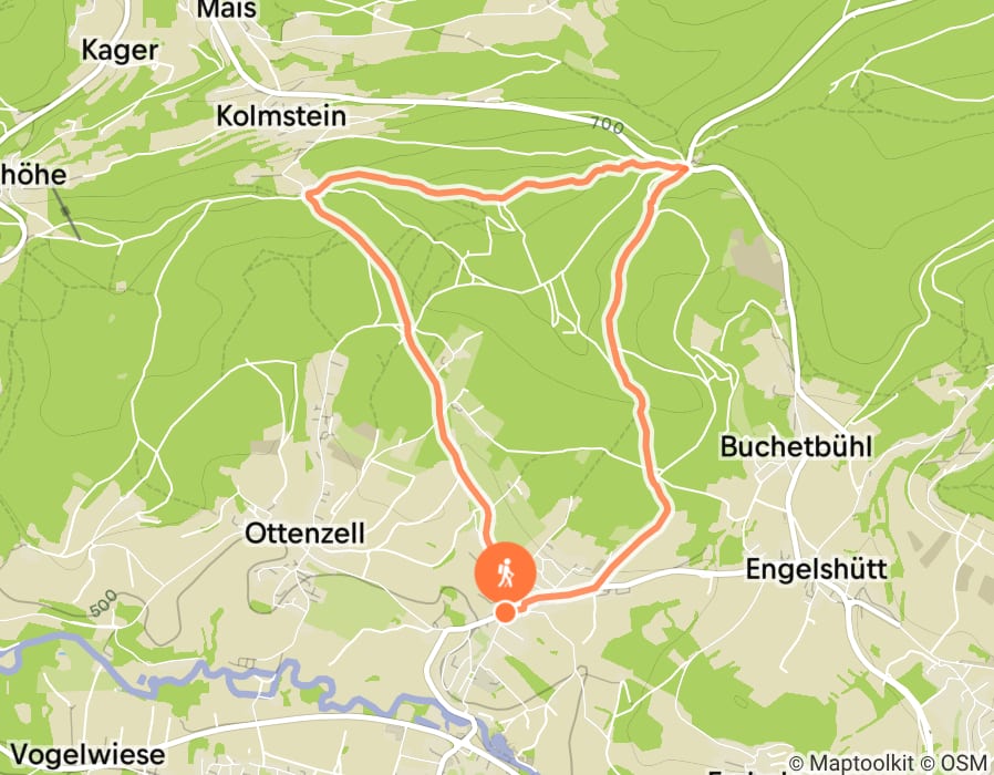 Karte der Tour
