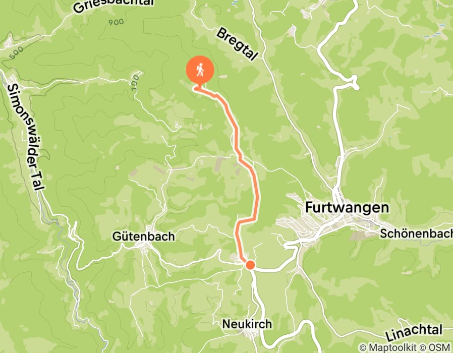 Karte der Tour
