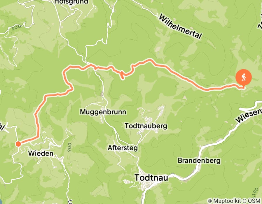 Karte der Tour