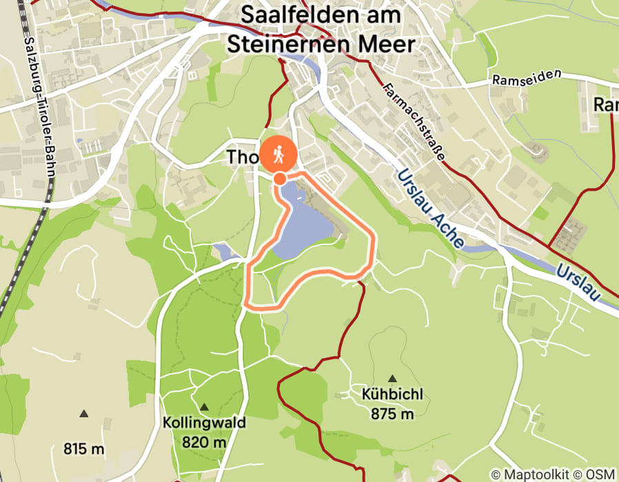 Karte der Tour