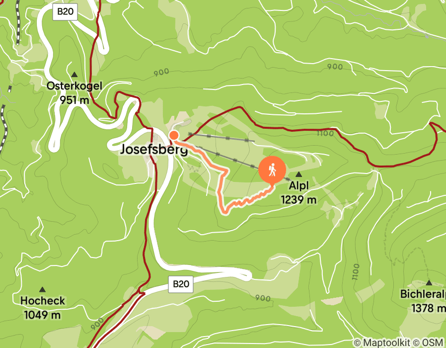 Karte der Tour
