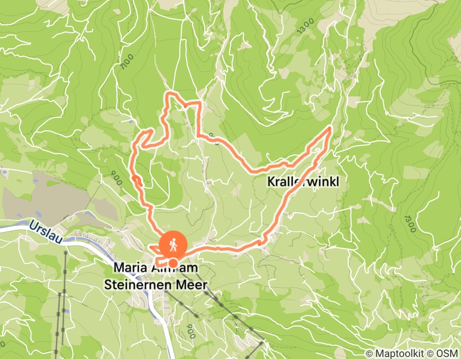 Karte der Tour