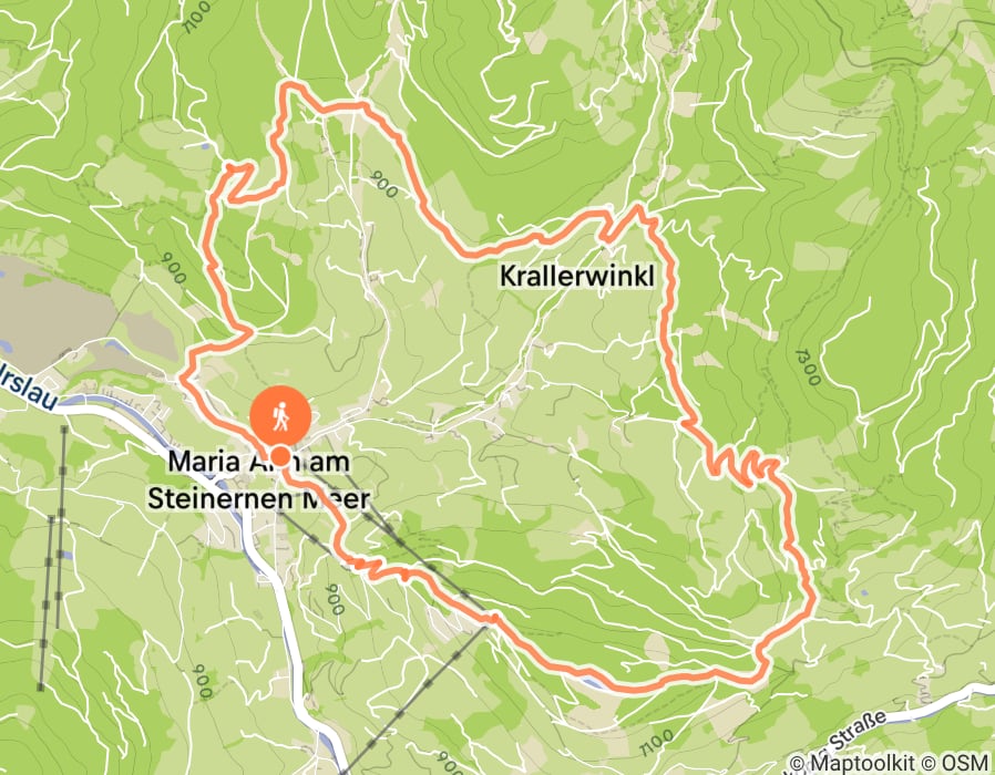 Karte der Tour