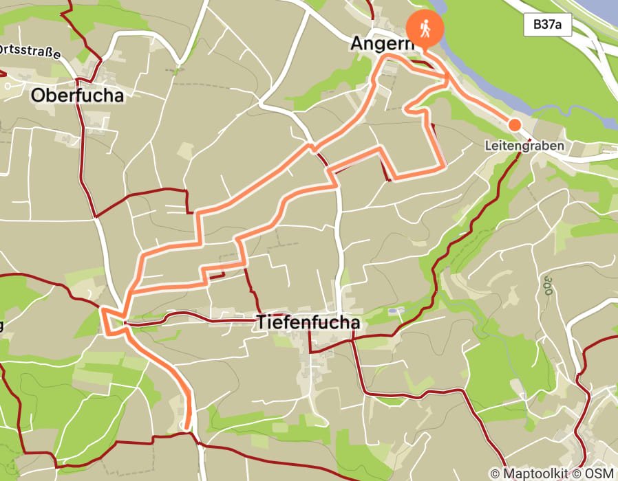 Karte der Tour