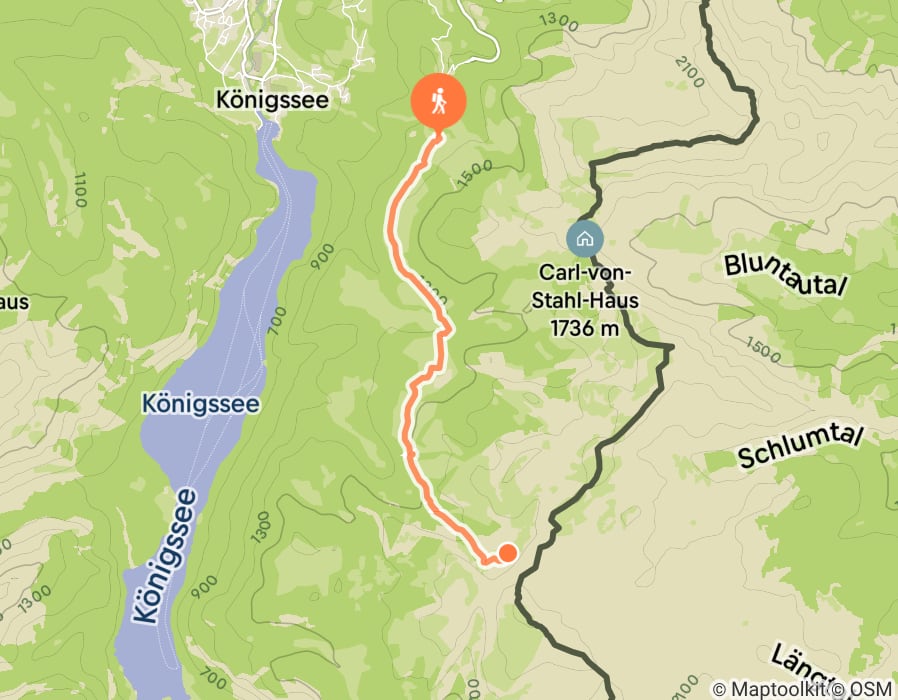 Karte der Tour