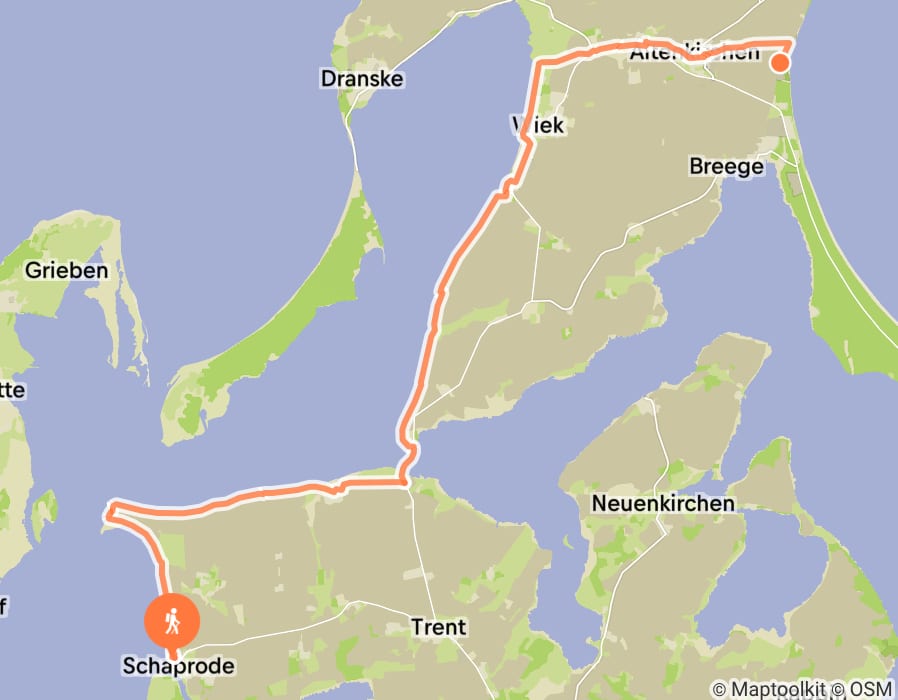 Karte der Tour