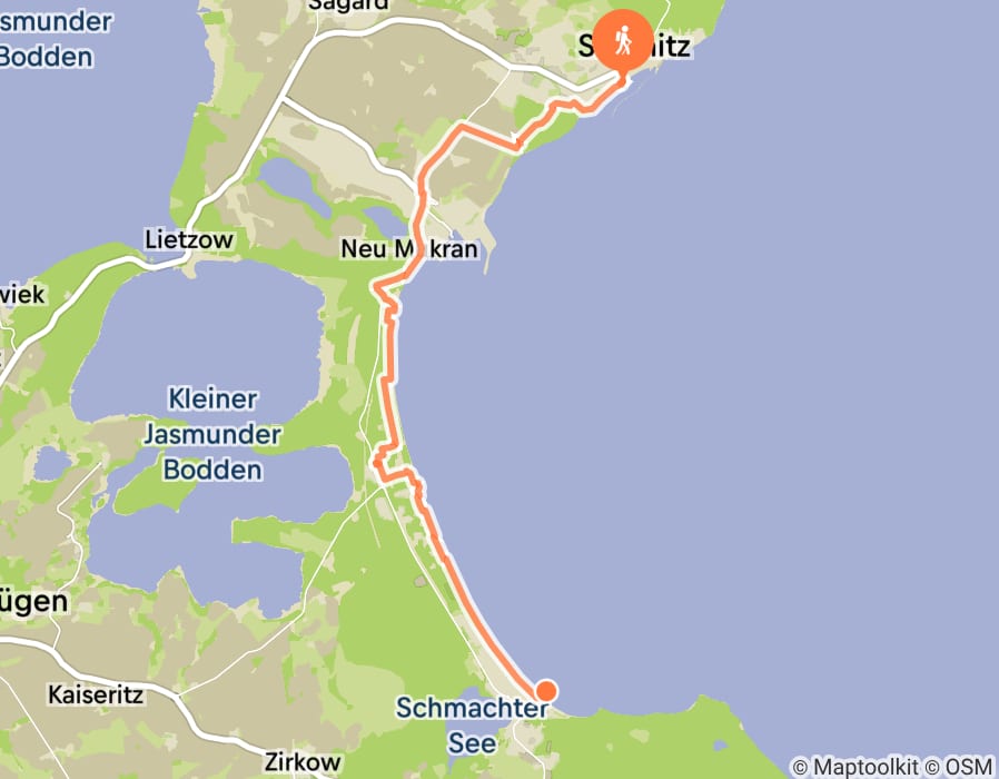Karte der Tour