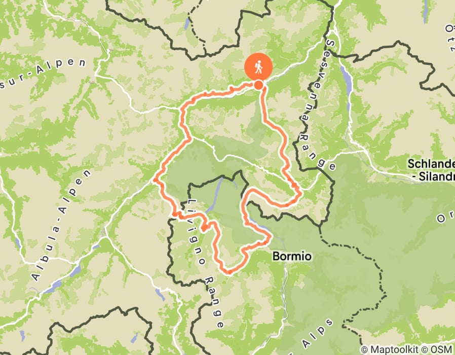 Karte der Tour