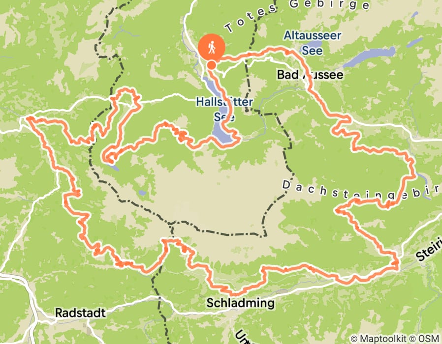 Karte der Tour