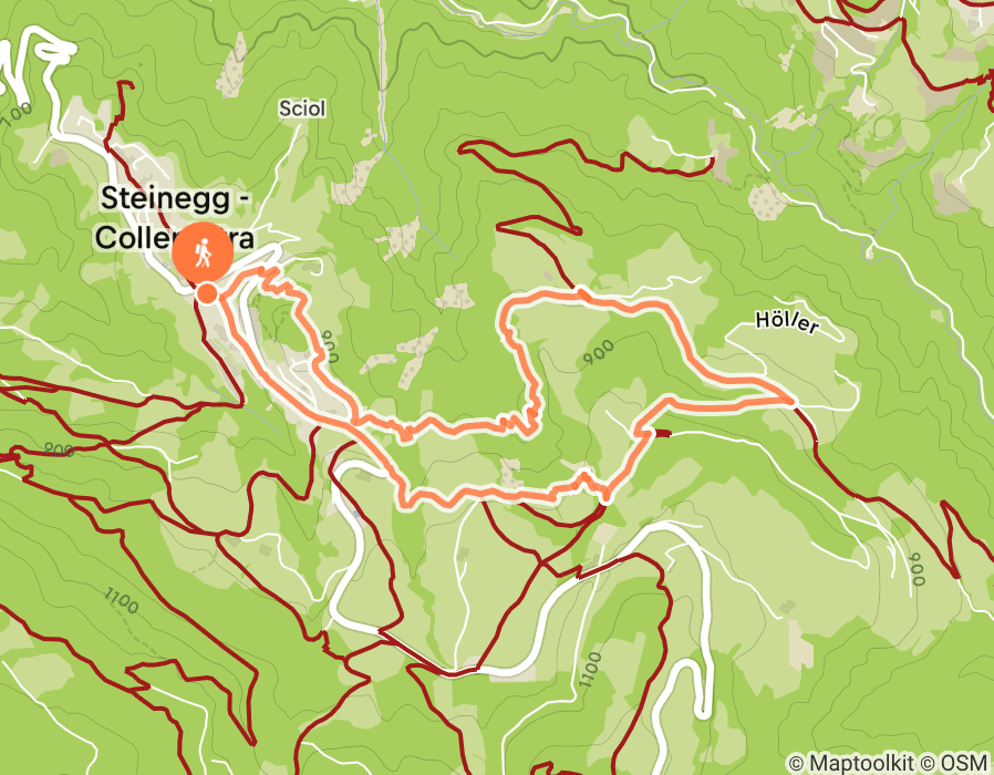 Karte der Tour