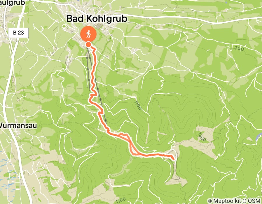 Karte der Tour