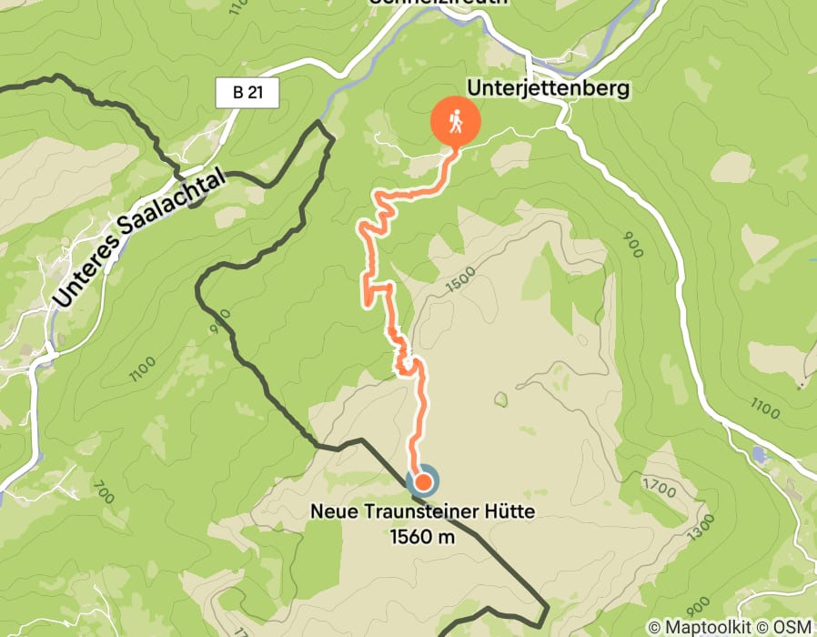 Karte der Tour