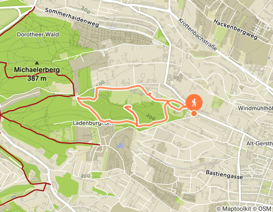 Karte der Tour