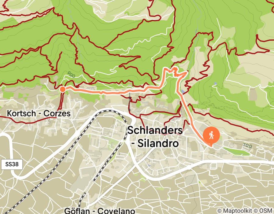 Karte der Tour