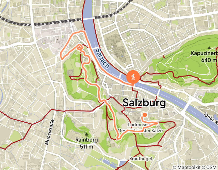 Karte der Tour