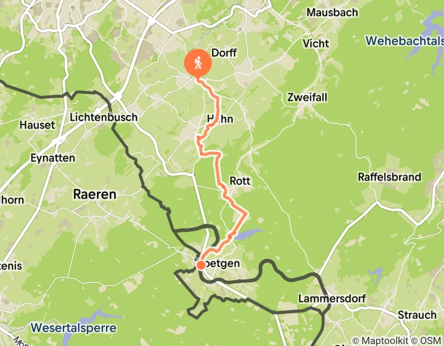 Karte der Tour